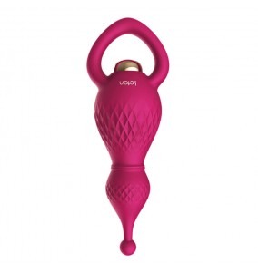HK LETEN Prague Love The Rose Pearl Anal Butt Plug Vibrator 
